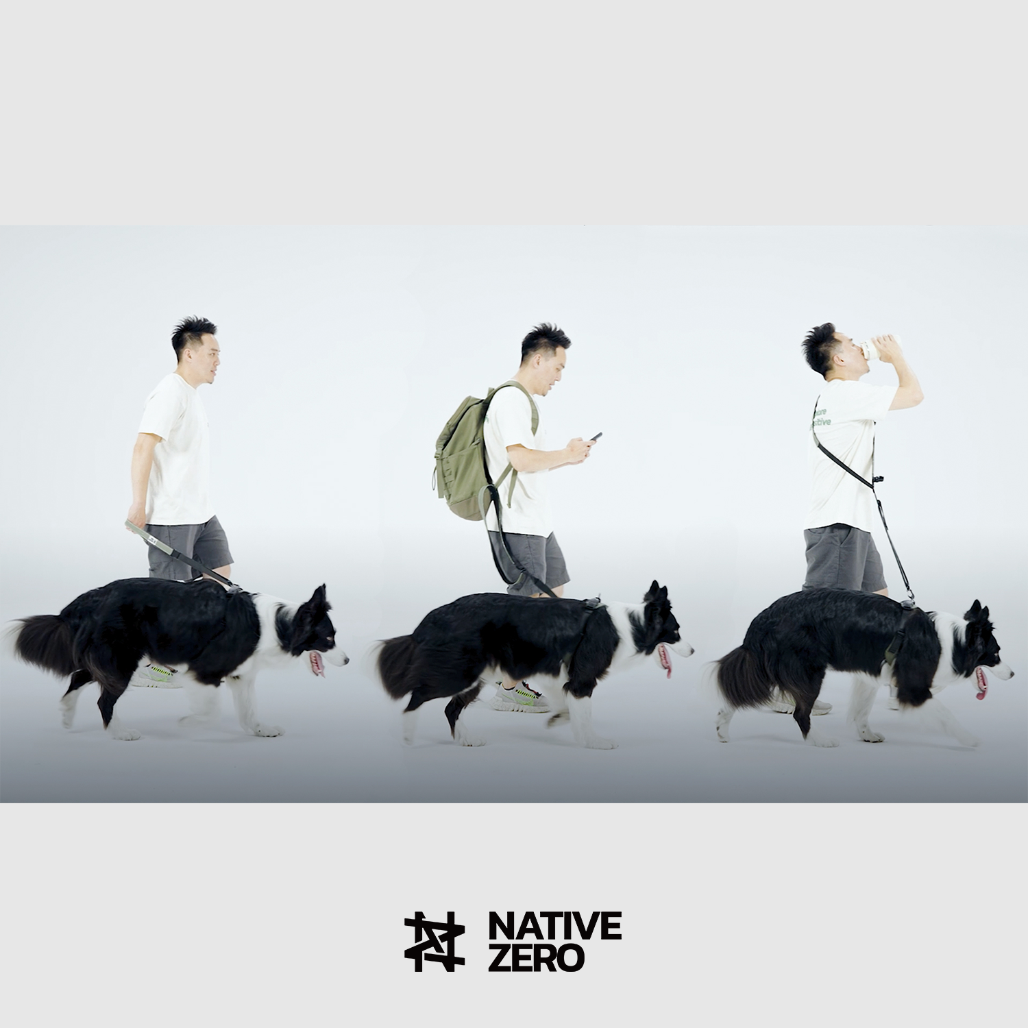 Native Zero LIBERTY 1.0, Dog Leash, Waterproof Dog Leash, Innovative Dog Leash, Running Dog Leash, Hiking Dog Leash, Outdoor Dog Leash, Multi-function Dog Leash, Hands-Free Dog Leash, Sustainable Dog Leash, Easy to Clean, Flexible Dog Leash, Safety Dog Leash, FidLock Magnetic Buckle, Aerospace Aluminum Clip, Dog Gears, Leash For Dogs, Canada, Native Zero, Vancouver, Urban Green.