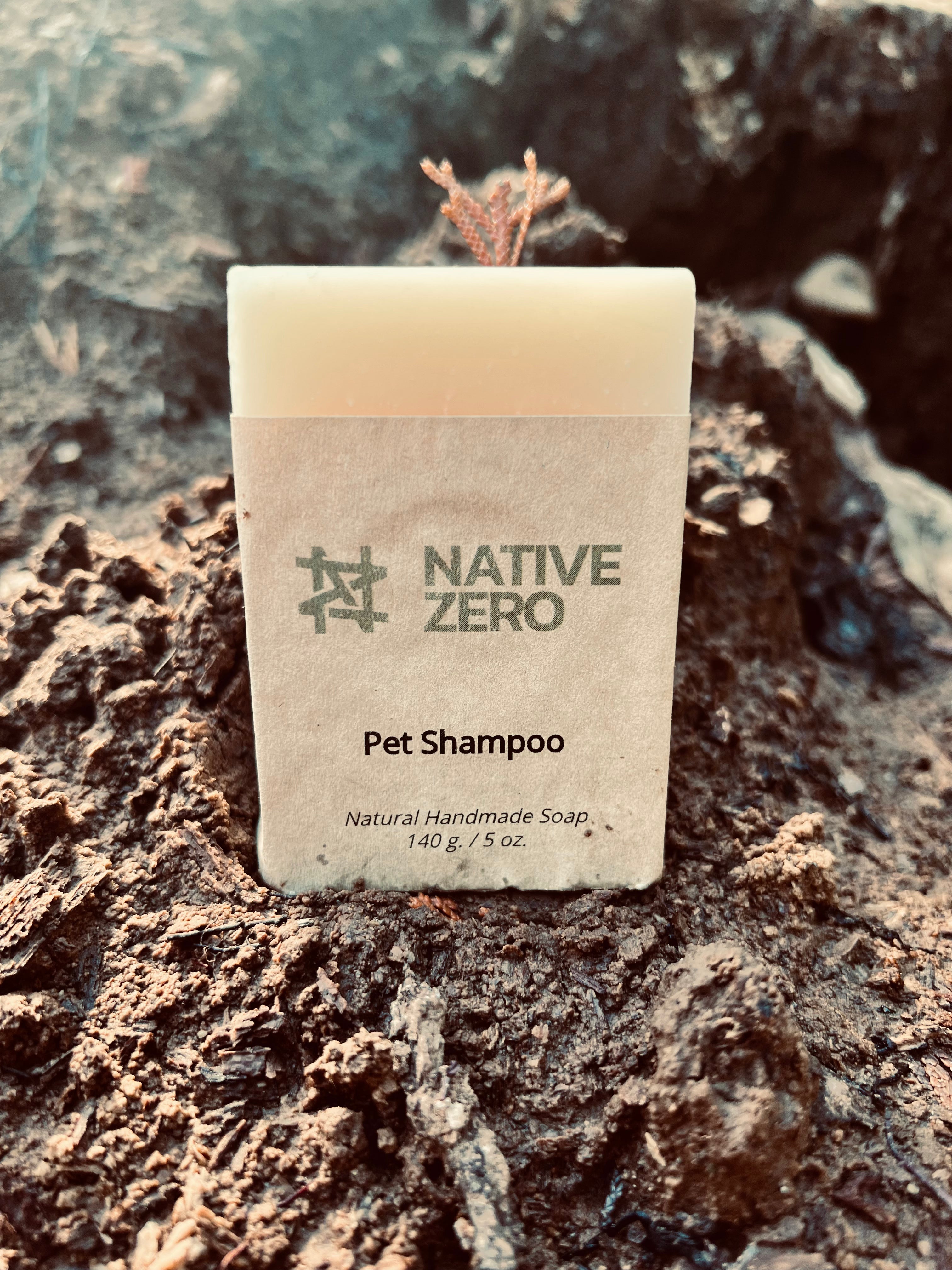 NATIVE ZERO // All-Natural Handmade Pet Shampoo Bar