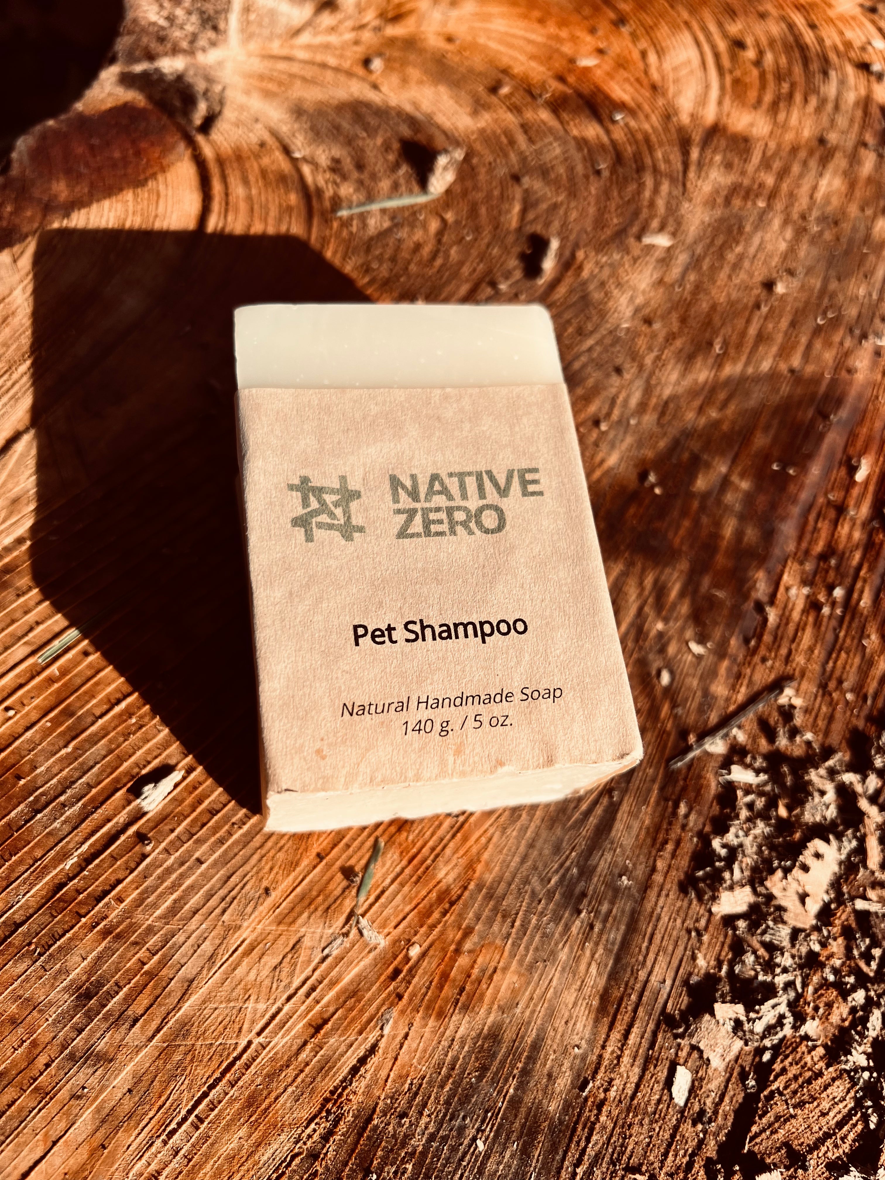 NATIVE ZERO // All-Natural Handmade Pet Shampoo Bar