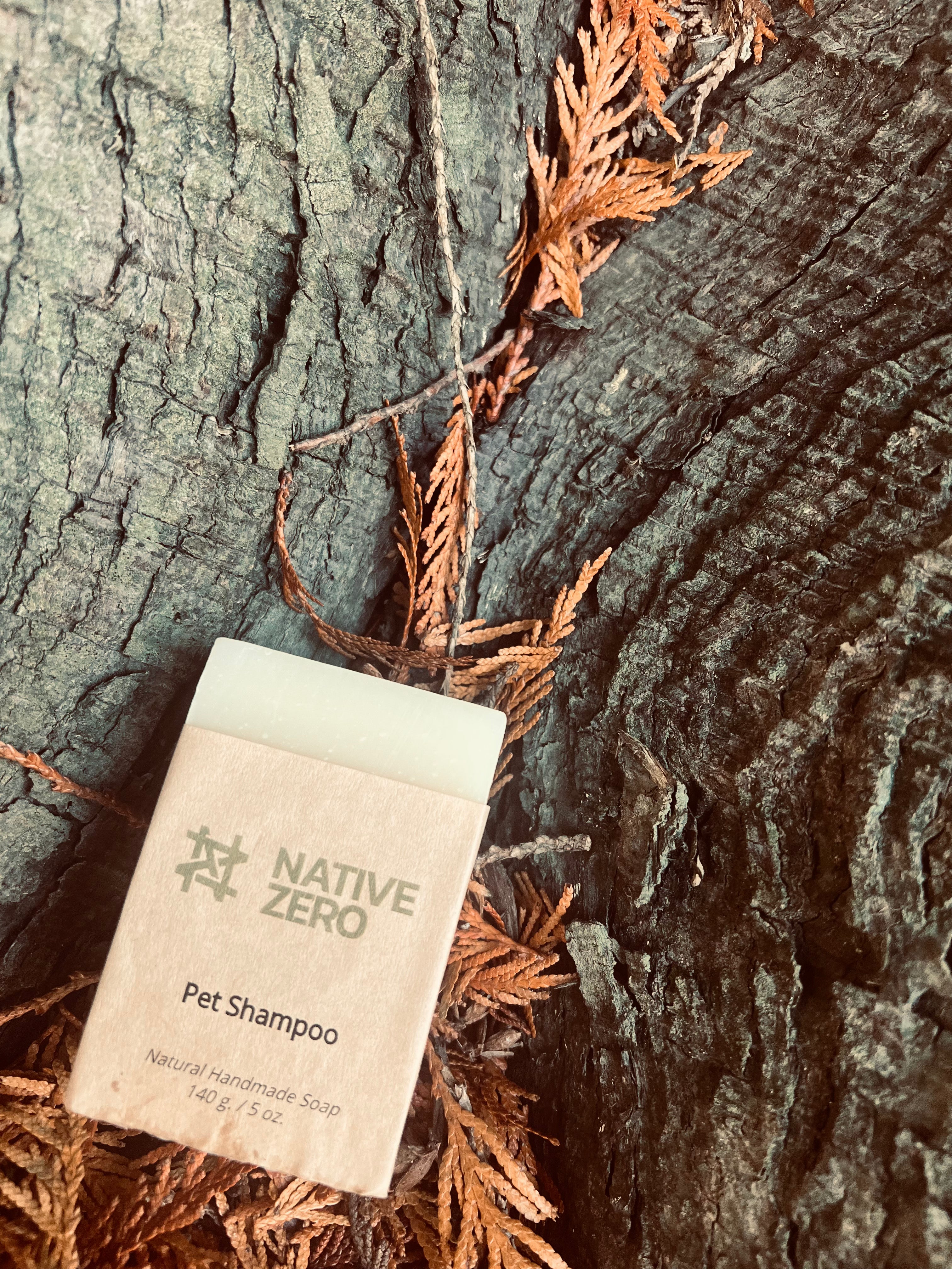 NATIVE ZERO // All-Natural Handmade Pet Shampoo Bar